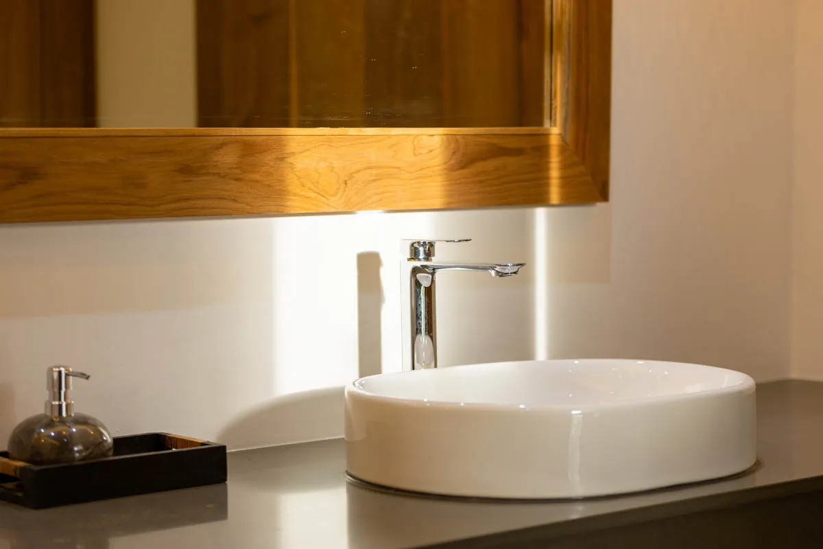 Premium finished bathroom and interior detailing at Villa Montana