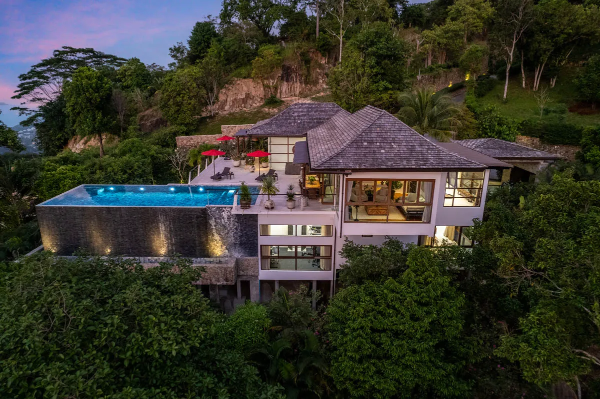 Villa Montana construction project on Koh Samui